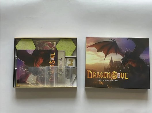 The box open next to its lid